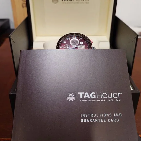 TAG Heuer Carrera day-date mens - stainless steel - brown dial - CA2A12 used - Picture 12 of 12